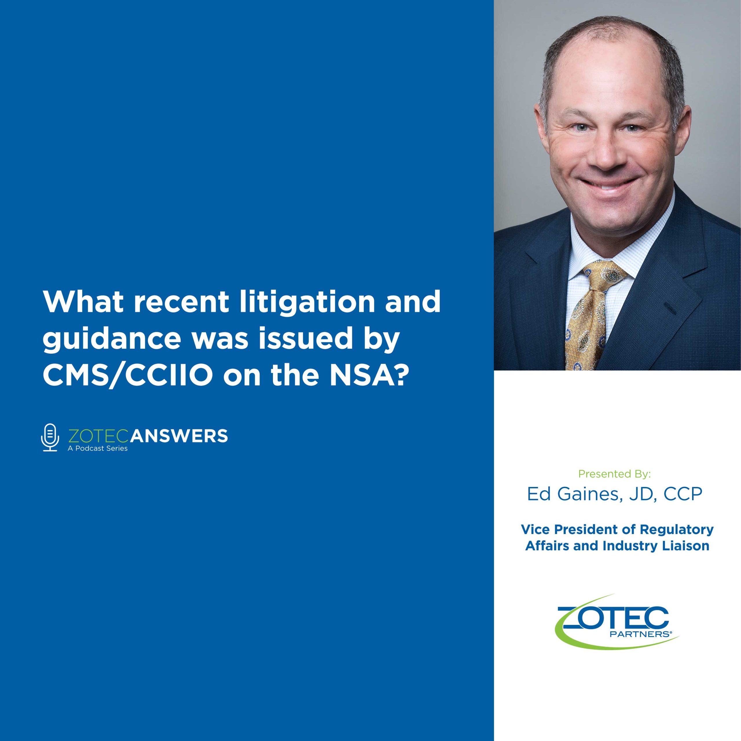 Zotec Answers: What recent litigation and guidance was issued by CMS ...